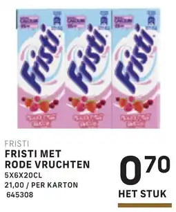 Bidfood Fristi met Rode Vruchten aanbieding