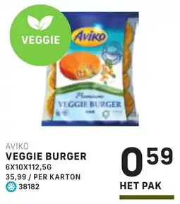Bidfood Aviko veggie burger aanbieding