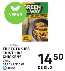 Bidfood Greenway Filetstukjes Just Like Chicken aanbieding