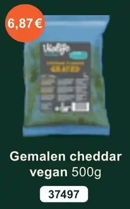 Bidfood Gemalen cheddar vegan aanbieding