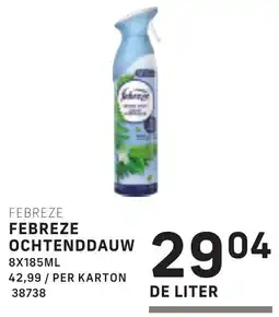 Bidfood Febreze Ochtenddauw aanbieding