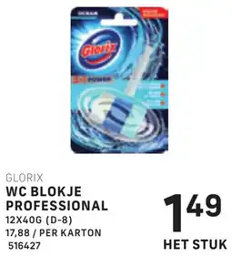 Bidfood Glorix WC Blokje Professional aanbieding
