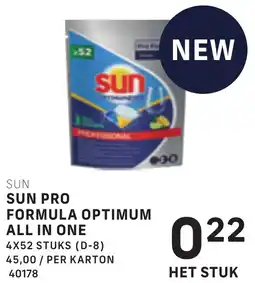 Bidfood Sun Pro Formula Optimum All in One aanbieding