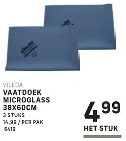 Bidfood Vileda Vaatdoek Microglass aanbieding