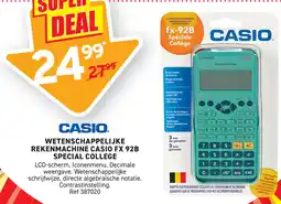 Trafic Wetenschappelijke Rekenmachine Casio FX 92B Special College aanbieding
