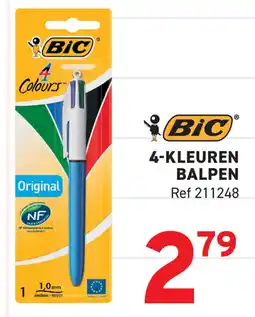 Trafic BiC 4 kleuren Balpen aanbieding