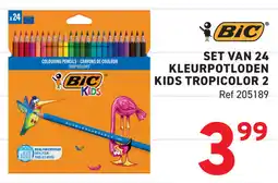 Trafic BiC Kleurpotloden Kids Tropicolor 2 aanbieding