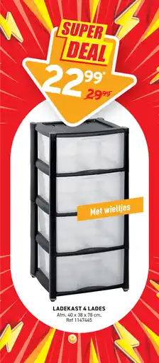 Trafic Ladekast 4 lades aanbieding