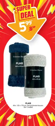 Trafic Plaid aanbieding