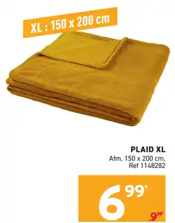 Trafic Plaid XL aanbieding