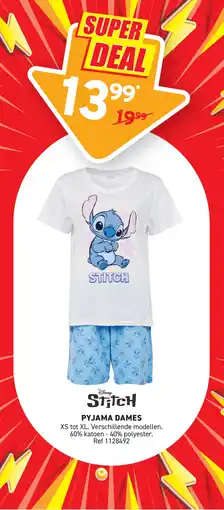 Trafic Stitch pyjama dames aanbieding