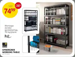 BricoPlanit Opbergrek working table aanbieding