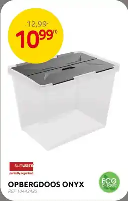 BricoPlanit Opbergdoos onyx aanbieding