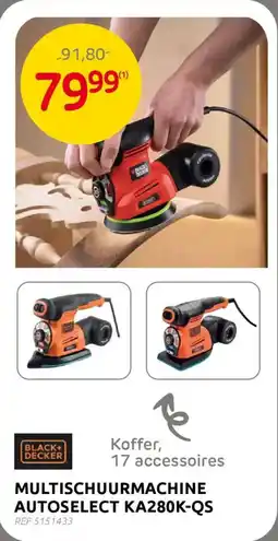 BricoPlanit Multischuurmachine autoselect KA280K-QS aanbieding