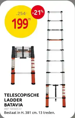 BricoPlanit Telescopische ladder batavia aanbieding