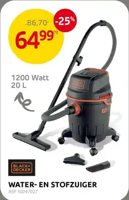 BricoPlanit Water- en stofzuiger aanbieding