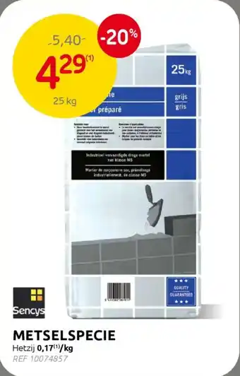 BricoPlanit Metselspecie aanbieding