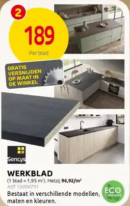 BricoPlanit Werkblad aanbieding
