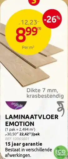BricoPlanit Laminaatvloer emotion aanbieding