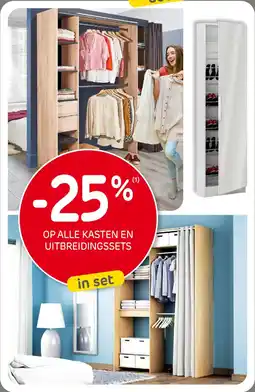 BricoPlanit Op alle kasten en uitbreidingssets aanbieding