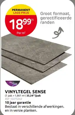 BricoPlanit Vinyltegel sense aanbieding