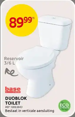 BricoPlanit Duoblok toilet aanbieding