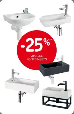 BricoPlanit Op alle fonteinsets aanbieding