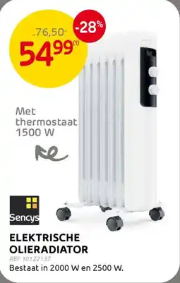 BricoPlanit Elektrische olieradiator aanbieding