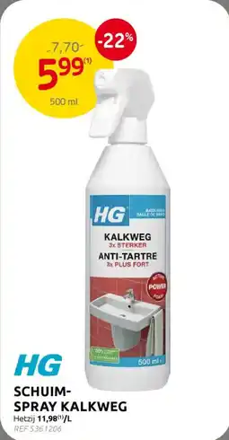 BricoPlanit HG schuim- spray kalkweg aanbieding