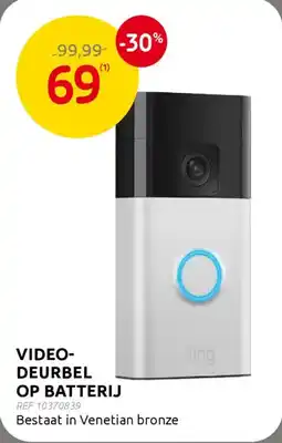 BricoPlanit Video- deurbel op batterij aanbieding