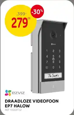 BricoPlanit Draadloze videofoon EP7 halow aanbieding