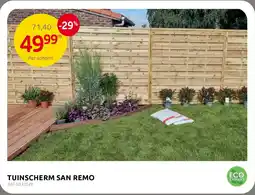 BricoPlanit Tuinscherm san remo aanbieding