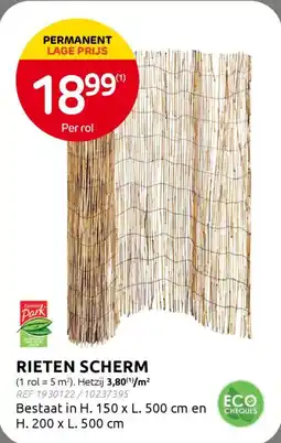 BricoPlanit Rieten scherm aanbieding