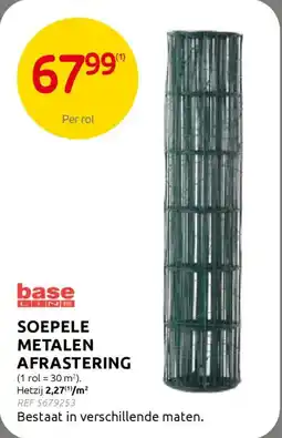 BricoPlanit Soepele metalen afrastering aanbieding