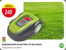 BricoPlanit Robotmaaier op batterij CP-RO 2.0/300 aanbieding