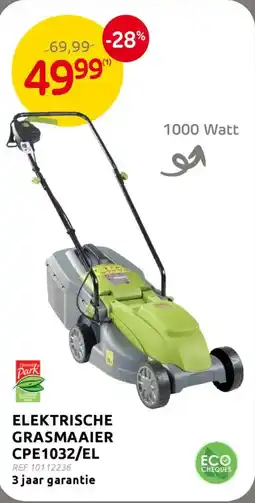 BricoPlanit Elektrische grasmaaier CPE1032/EL aanbieding