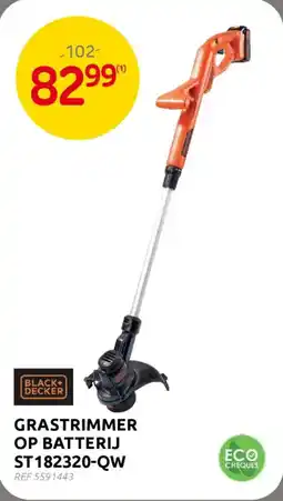 BricoPlanit Grastrimmer op batterij ST182320-QW aanbieding