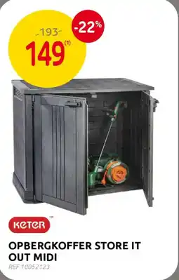 BricoPlanit Opbergkoffer store it out midi aanbieding
