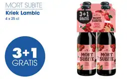 Prik en Tik Mort subite kriek lambic aanbieding