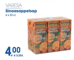 Prik en Tik Varesa sinaasappelsap aanbieding