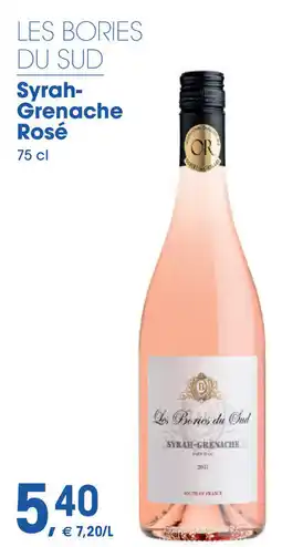 Prik en Tik Les Bories du Sud Syrah-grenache rosé aanbieding