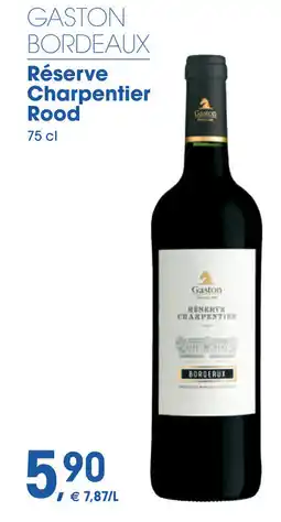 Prik en Tik Gaston Bordeaux Réserve Charpentier Rood aanbieding
