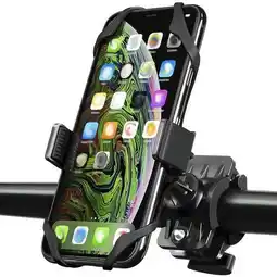 Decathlon Telefoonhouder Fiets Waterdicht GSM Mobiel Houder Fiets - Zwart - 360° aanbieding