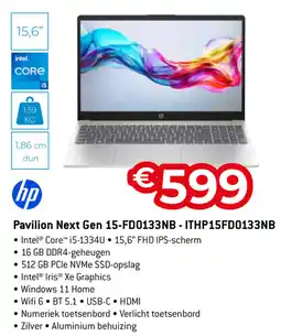 Exellent Hp Pavilion Next Gen 15-FD0133NB - ITHP15FD0133NB aanbieding