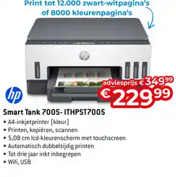 Exellent Hp Smart Tank 7005- ITHPST7005 aanbieding