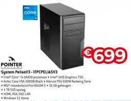 Exellent System PeliasV3 - ITPCPELIASV3 aanbieding