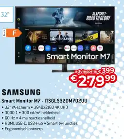 Exellent Samsung Smart Monitor M7 - ITSGLS32DM702UU aanbieding