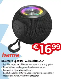 Exellent Hama Bluetooth Speaker -AUHA00188237 aanbieding
