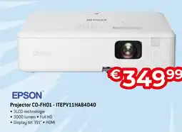 Exellent Epson Projector CO-FH01 - ITEPV11HA84040 aanbieding