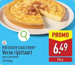 ALDI Pâtissier gaulthier verse rijsttaart aanbieding